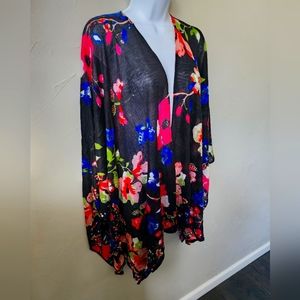 New with tags floral print cardigan